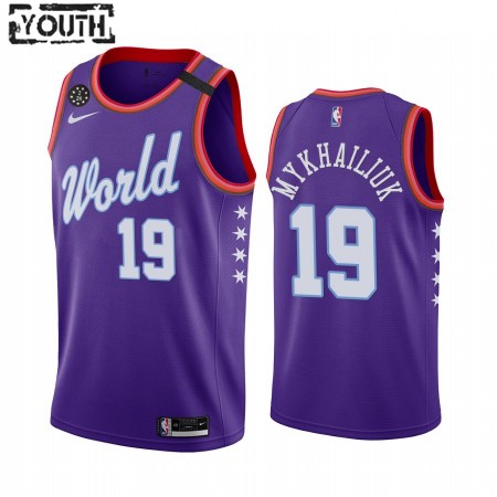 Maglia NBA Detroit Pistons Svi Mykhailiuk 19 Nike 2020 Rising Star Swingman - Bambino